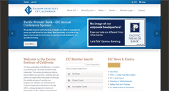 Desktop Screenshot of escrowinstitute.org